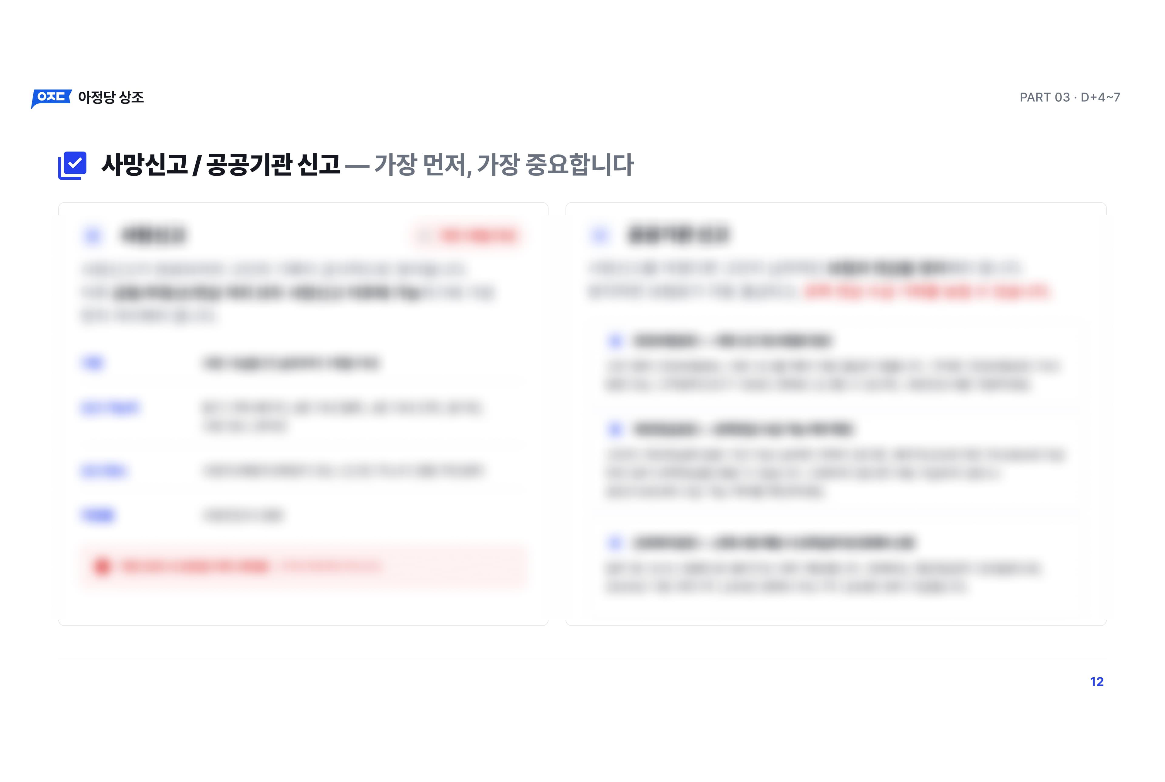 상을 처음 치른다면, D-day부터 해야 할 일 체크리스트 미리보기 6